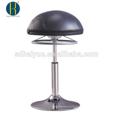 Hot selling Round Seat black pu bar furniture for sale with round base